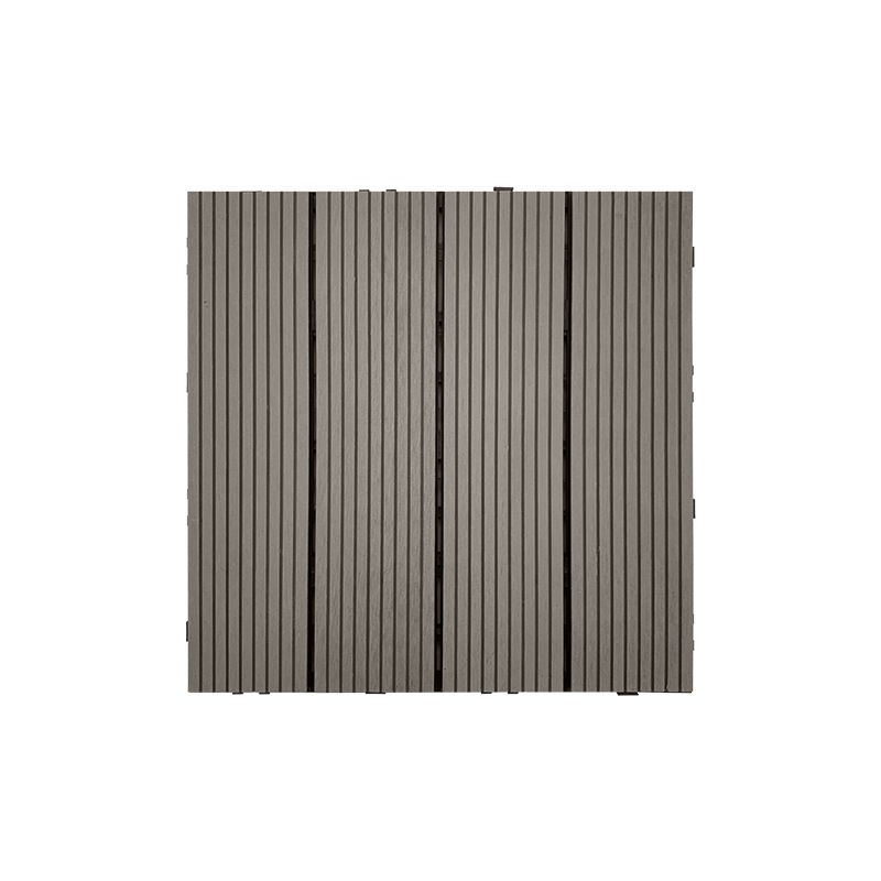 塑木地板 30x30x1.8cm - 灰色