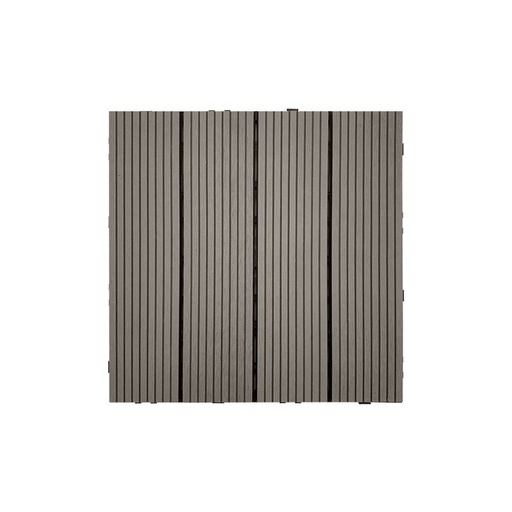 塑木地板 30x30x1.8cm - 灰色